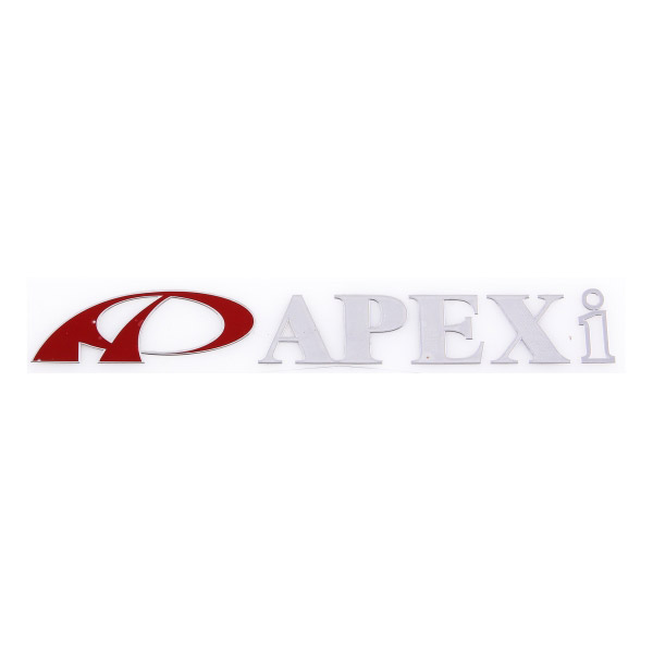 SNO63RED — Шильдик металлопластик SW APEXI Красный (Наклейка) 15020мм SKYWAY