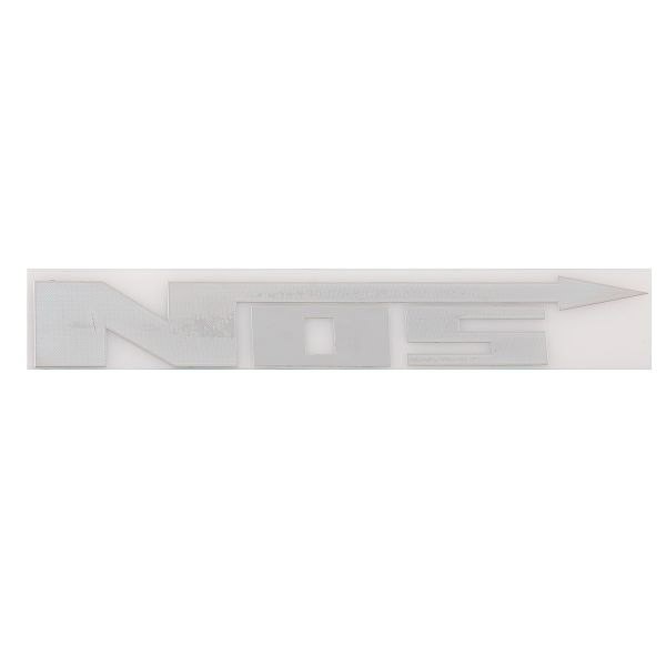 SNO84GREY — Шильдик металлопластик SW NOS Серый (Наклейка) 15020мм SKYWAY