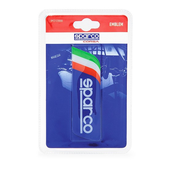 SPCEMB002BL — Эмблема с логотипом, декоративная SPARCO