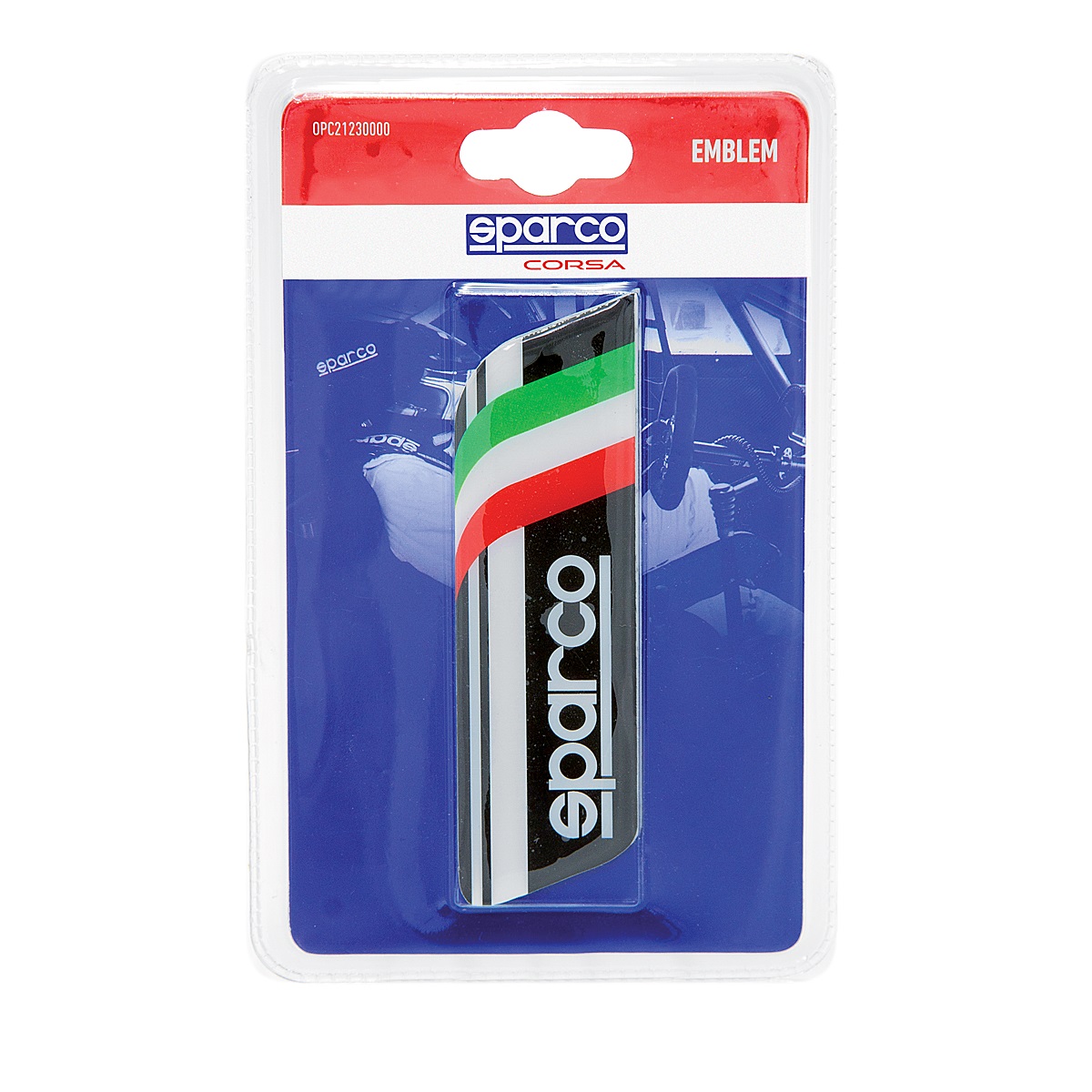 SPCEMB003BK — Эмблема с логотипом, декоративная SPARCO