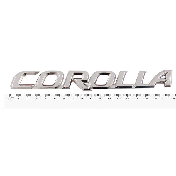 STL025 — Шильдик металлопластик SW COROLLA 17018мм SKYWAY