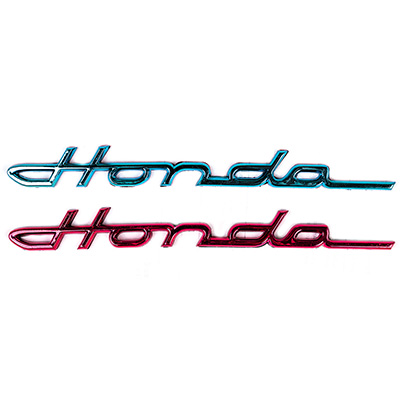 STL053 — Шильдик металлопластик SW HONDA в ассортименте 22020мм SKYWAY