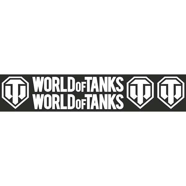 Л1904 — Наклейка БЛИКЕР термо плоттер World of tanks (50х250) SKYWAY