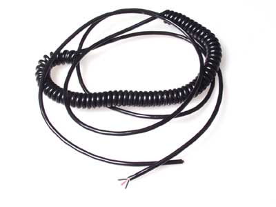 1561440213 — Кабель спиральный черный 2х0.75мм2 AUTOLINE