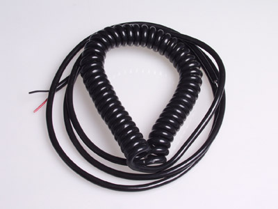 1561460213 — Кабель спиральный черный 2х1.5мм2 AUTOLINE