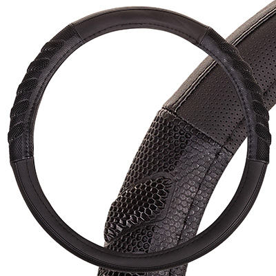 S01102414 — Оплетка руля (M) Racer-1, экокожа SKYWAY S01102414 SKYWAY