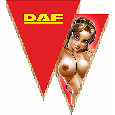 S05101013 — Вымпел треугольный DAF SKYWAY