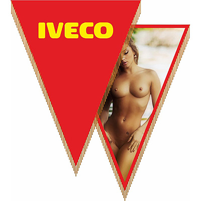 S05101027 — Вымпел треугольный IVECO SKYWAY