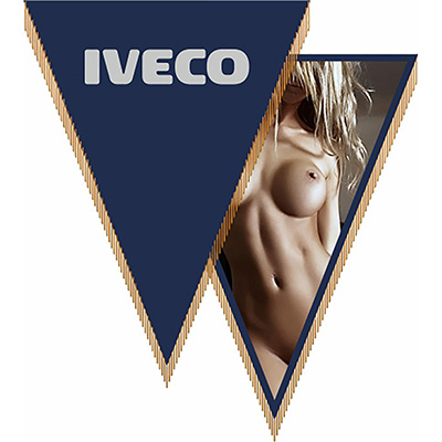 S05101028 — Вымпел треугольный IVECO SKYWAY