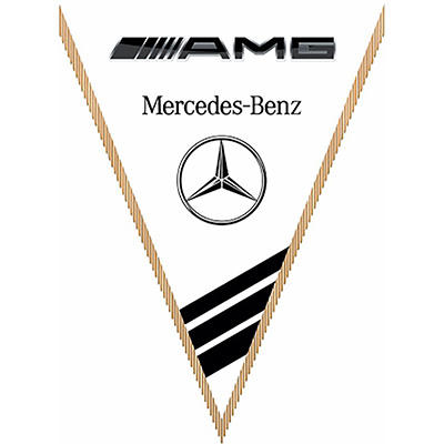 S05101057 — Вымпел треугольный Mersedes-Benz SKYWAY