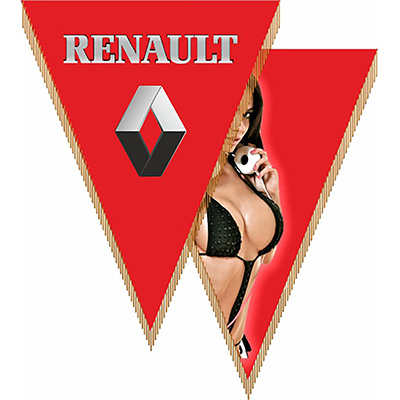 S05101068 — Вымпел треугольный RENAULT SKYWAY