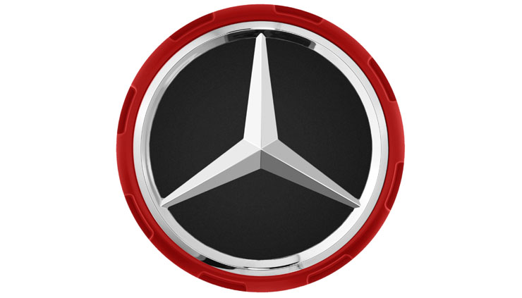 A00040009003594 — КРЫШКА СТУПИЦЫ КОЛЕСА AMG ЦВЕТ - КРАСНЫЙ MERCEDES-BENZ