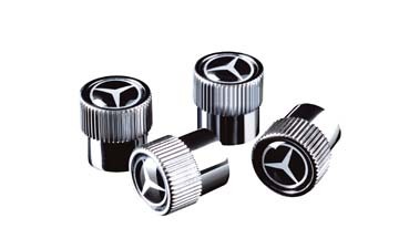 B66472002 — КОМПЛЕКТ КОЛПАЧКОВ НИППЕЛЕЙ ПЛ 4ШТ MERCEDES-BENZ