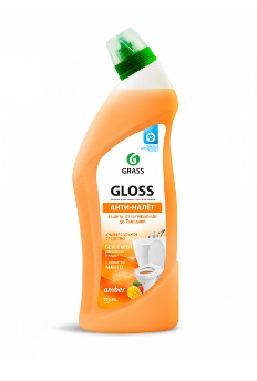 125545 — Чистящий гель для ванны и туалета GLOSSAMBER 750мл GRASS