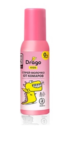 NS0007 — Средство репеллентное! ''Drago KIDS'' (спрей 85 мл) GRASS