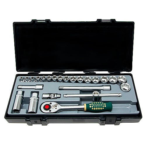 32519 — 325193/8наборкороткихголовок25пр.622мм12тигранныхFORCE,шт FORCE