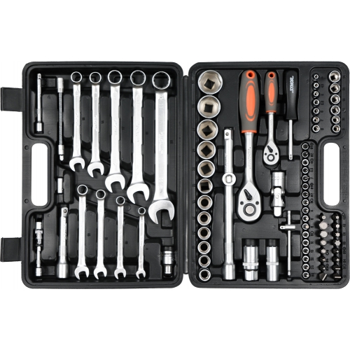 58689 — Набор инструментов 82 пр: 1/4, 1/2, 6 гр STHOR