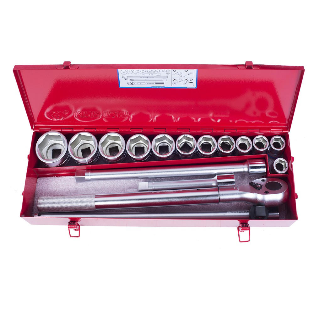 6316MR — KINGTONYнаборторцевыхголовокспринадлежностями3/4,шестигранные,2150мм,16предметов KINGTONY