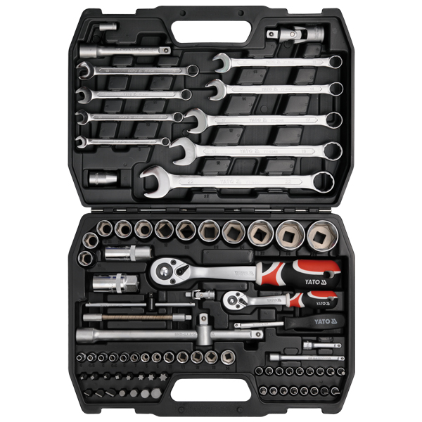 YT12691 — Набор инструментов 82 пр: 1/4, 1/2 inch, 6 гр YATO