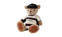 WAP0400050E — Медведь автогонщик MOTORSPORT, плюшевый, 80 см PORSCHE