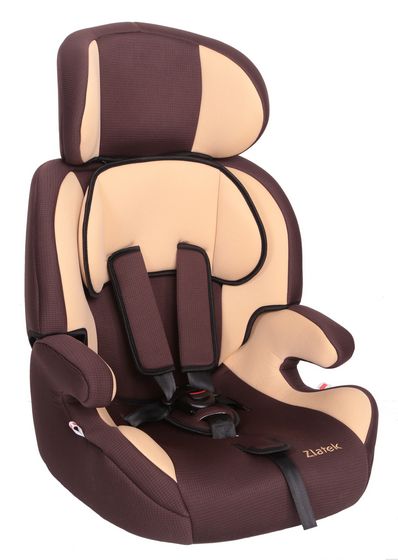 KRES0484 — Кресло детское автомобильное группа 123 от 9кг до 36кг коричневое ZL ZLATEK