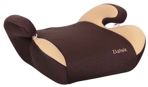 KRES0496 — Автокресло детское бустер ZLATEK RAFT коричневый, 612 лет, 2236 кг, группа 3 KRES0496   ZLATEK