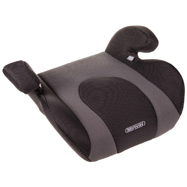 S02801012 — Автокресло детское бустер группа 2/3 (от 15 до 36 кг) серый SKYWAY школьник 2 SKYWAY