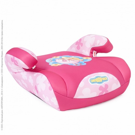 SMDK500NYUSHA — Автокресло детское бустер группа 2/3 (от 15 до 36 кг) розовый AUTOPROFI смешарики (нюша) AUTOPROFI