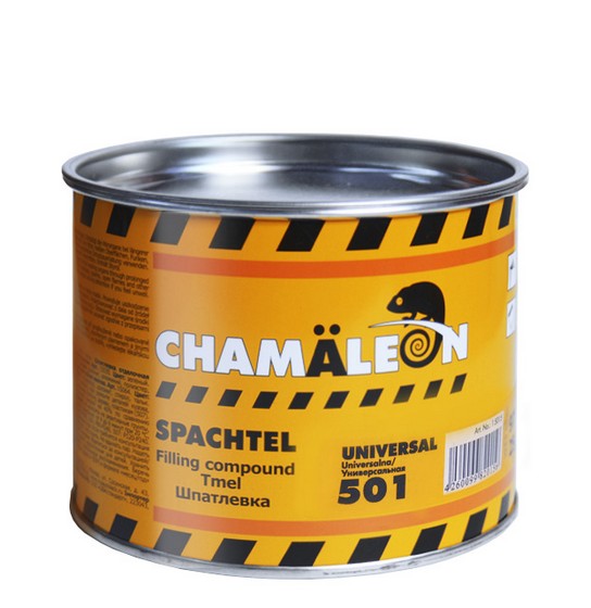 15015 — Универсальная шпатлевка CHAMAELEON среднезернистая вкл.отвердитель 1кг 15015 CHAMALEON