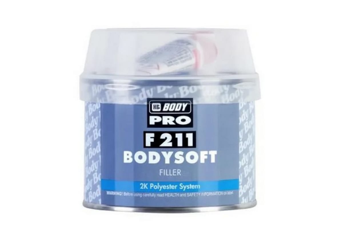 2112300050 — Шпатлевка полиэфирная среднезернистая отвердитель в HB BODY