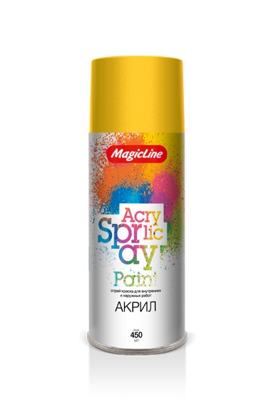230 — Краска светло- желтая (265г) RAL 1018 MAGICLINE