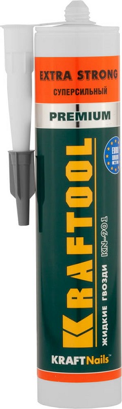 41343Z01 — Клей монтажный KraftNails Premium KN-901, сверхсильный универсальный, для наружных и внутренних работ, 310мл KRAFTOOL