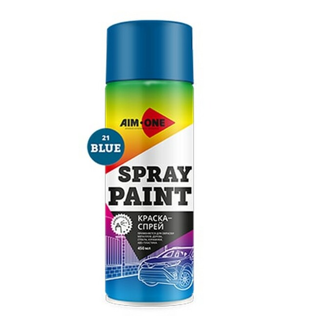 SPSB15 — SPRAY PAINT SKY BLUE Краска-спрей AIM-ONE