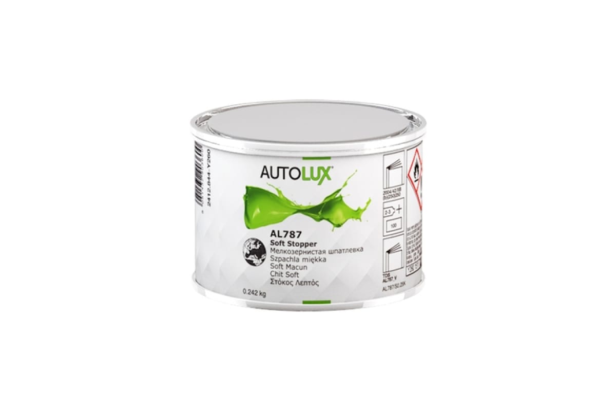 AL787S025K — Мелкозернистая шпатлевка Autolux soft 0,25кг AL787/S0.25K AUTOLUXE