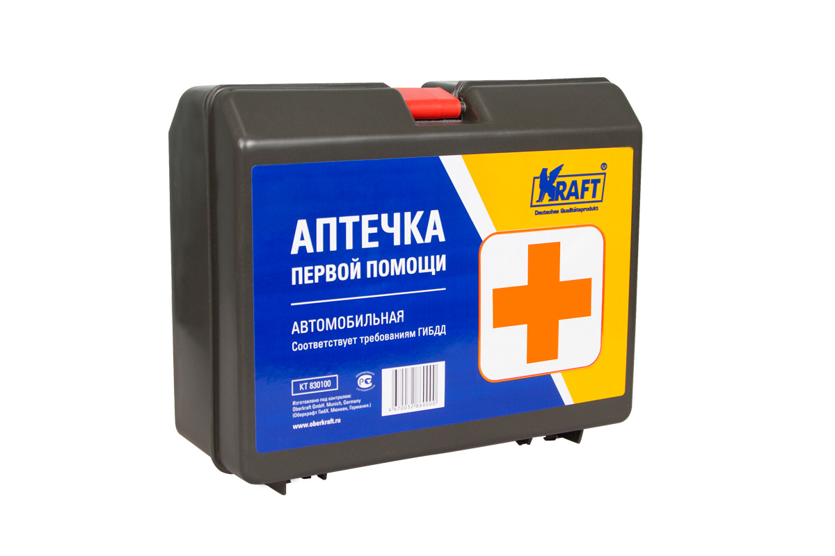 KT830100 — Аптечка KRAFT (гост, сумка) KRAFT