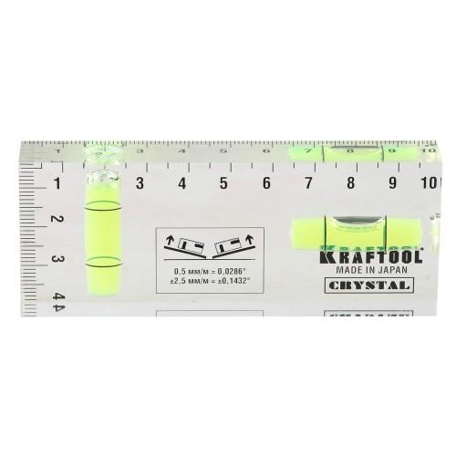 134865040 — Уровень KRAFTOOL PRO CRYSTAL 2 ампулы  40х100мм KRAFTOOL