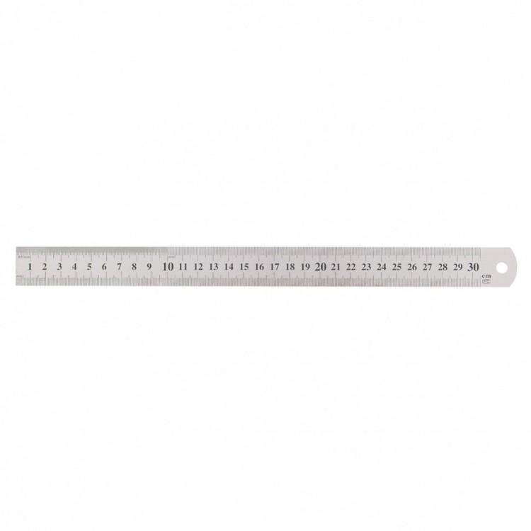 305065 — Линейка измерительная, 300 мм, металлическая SPARTA