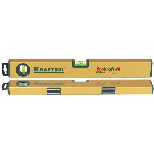 34712040Z01 — Уровень KRAFTOOL PROKRAFTM коробч. магнит.  2 ампулы  0 5 мм/м  400мм KRAFTOOL
