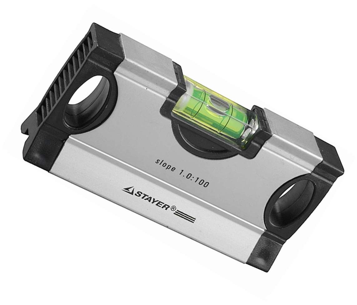 3473205 — STAYER MINI 0,5 : 100 уровень для водных работ с фиксированным углом STAYER