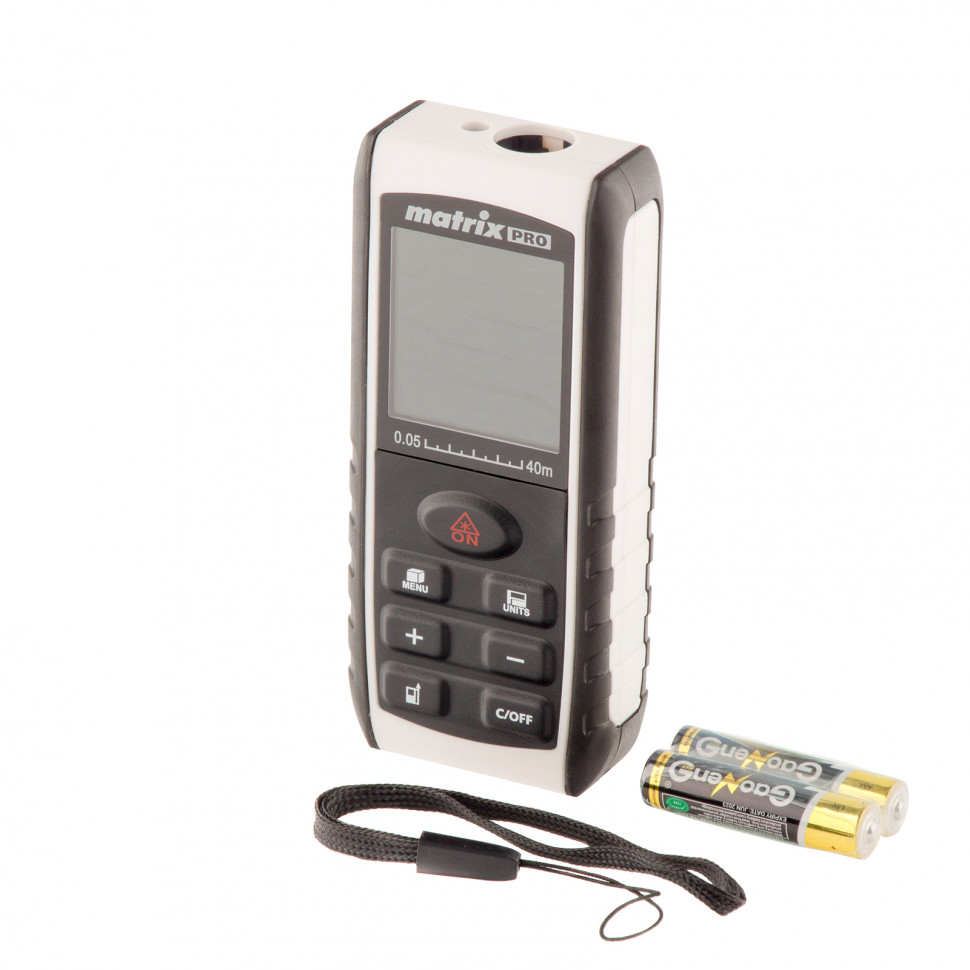 38015 — Лазерный дальномер с электронным угломером MATRIX