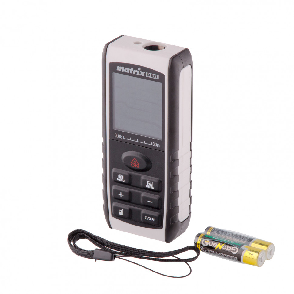 38016 — Лазерный дальномер с электронным угломером MATRIX