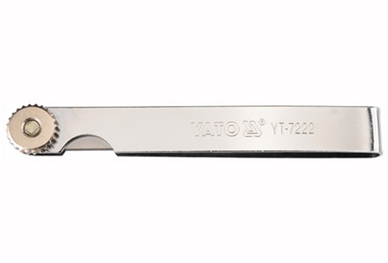 YT7222 — Набор щупов измерительных, 10 пр, 0,05  0,5 мм, 100 мм YATO