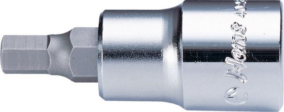 2026M06 — Вставка короткая торцевая 1/4 HEX 6 мм HANS PRIES