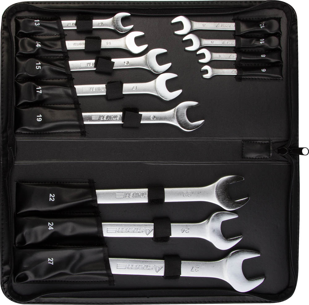 2271257H12 — Набор комбинированных гаечных ключей 12 шт  6  27 мм  STAYER STAYER