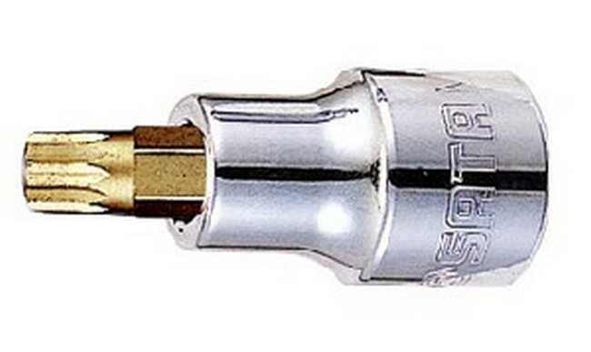 24801 — Наконечник смен. (п/в 1/2, 12луч.,SPLIN) M 5. (50мм., головка торц. с/встав.) SATA