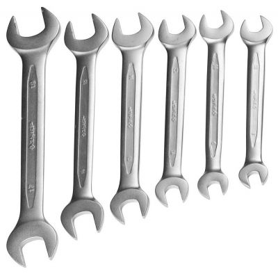 27021H6 — Набор рожковых гаечных ключей 6 шт  8  19 мм  зубр ЗУБР