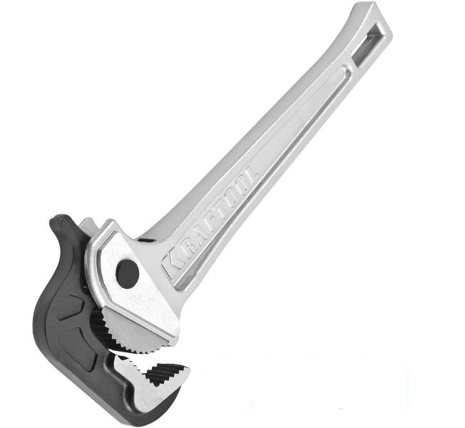 2736514 — Ключ KRAFTGRIP трубный быстрозажимной  кованые губки  1/2 – 1 1/2  KRAFTOOL KRAFTOOL