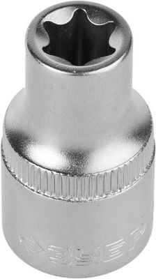 2771910 — Головка торцовая зубр мастер  1/2   CRV  ETORX  хроматированное покрытие  E10 ЗУБР
