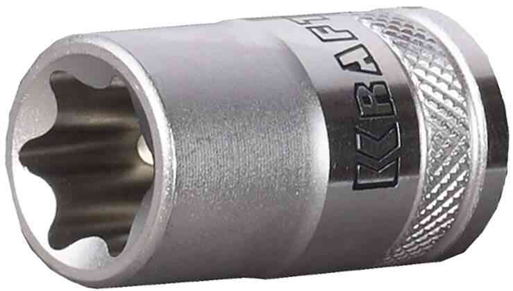 2781014Z01 — Торцовая головка KRAFTOOL INDUSTRIE QUALITAT  CRV  внешний TORX  хромосатинированная  1/2  е 14 KRAFTOOL