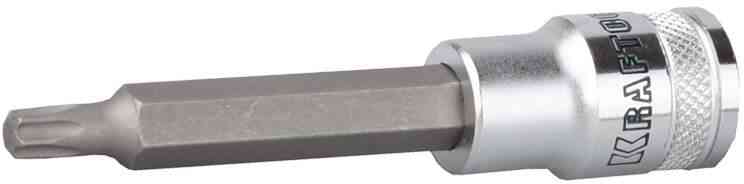 2790645Z01 — Торцовая битаголовка KRAFTOOL INDUSTRIE QUALITAT  удлиненная  материал S2  TORX  сатинированная  1/2  т45 KRAFTOOL
